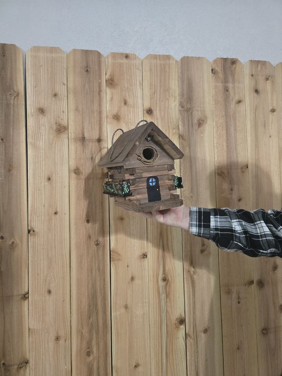 Finished birdhouse example one