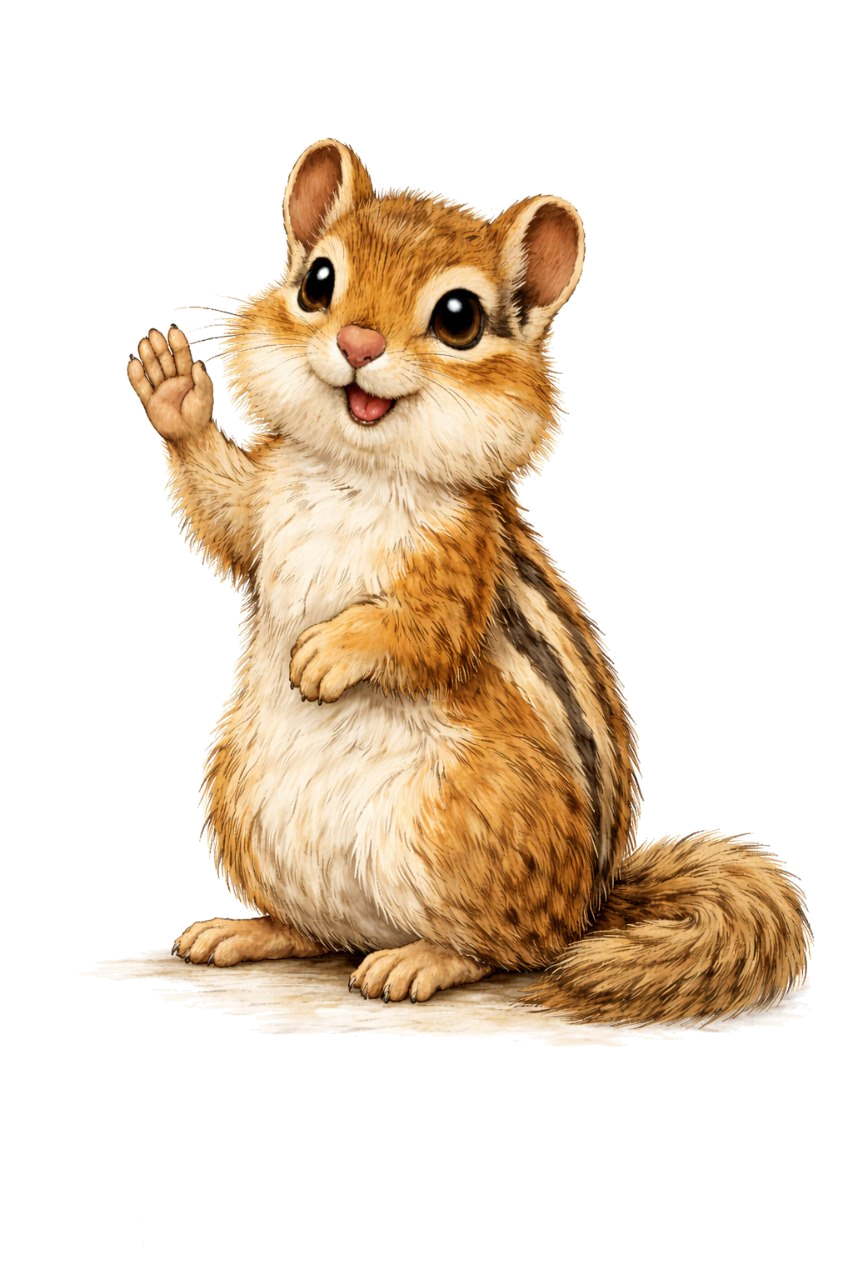 Hello from Chippy the chipmunk