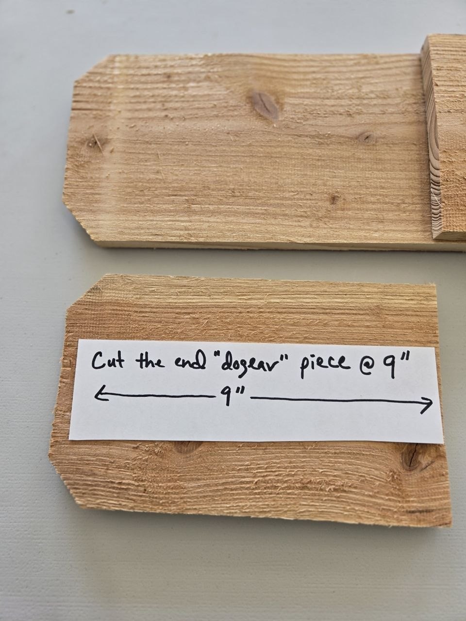 Bird feeder cut step 1