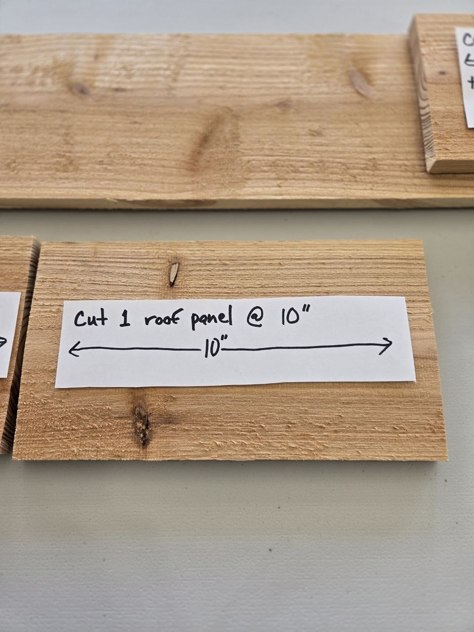 Bird feeder cut step 1