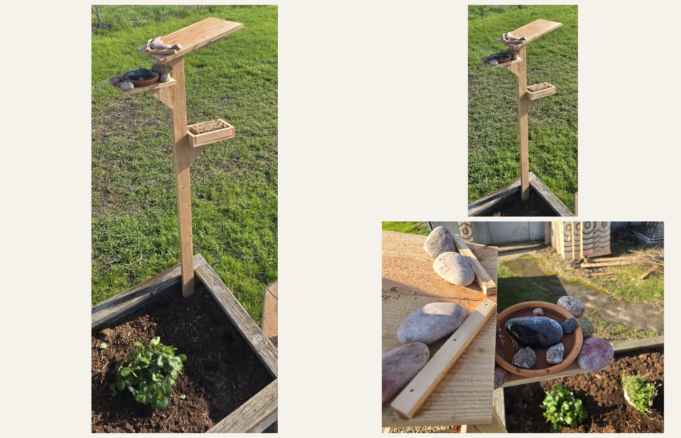 Finished rain water station collage